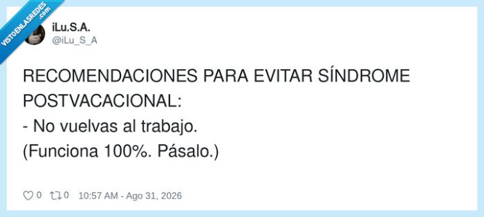 s&iacute;ndrome,postvacacional,recomendaciones,trabajo,vuelta