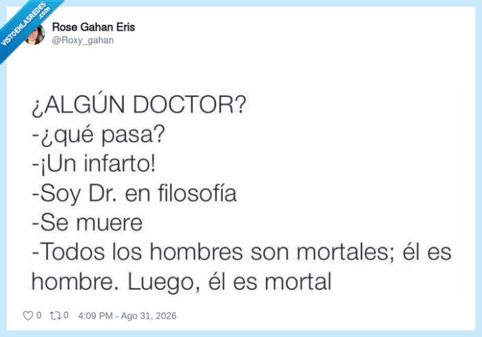 filosof&iacute;a,doctor,infarto,mortal,l&oacute;gica