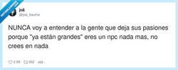 Enlace a El plot twist de la madurez: descubrir que los adultos son solo npcs con hipoteca, por @joa_baume