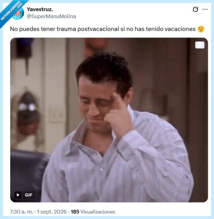 vacaciones,trauma,joey,friends