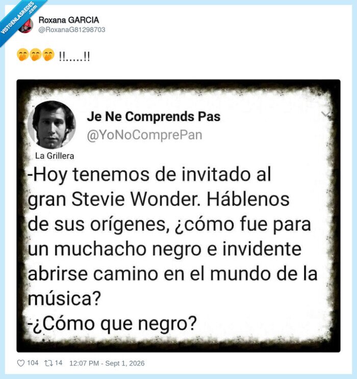 StevieWonder,m&uacute;sica,entrevista,desconocido,confusi&oacute;n