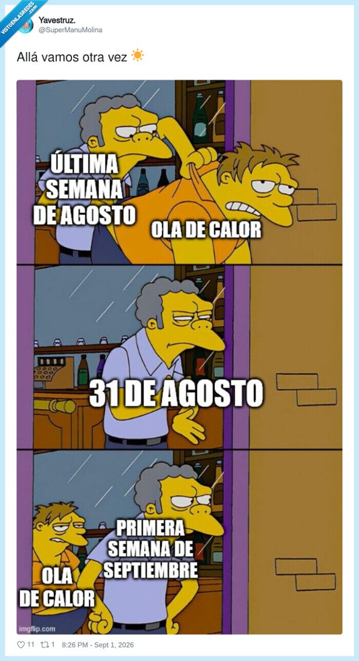 calor,agosto,septiembre,clima,molesta