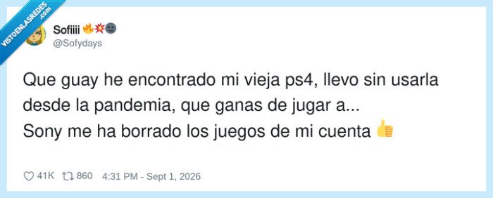 PS4,juegos,cuenta,Sony,borrado