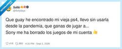 Enlace a Cosas de los juegos digitales, por @Sofydays