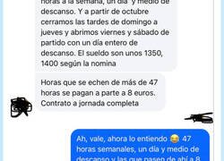 Enlace a Cuando te ofrecen un curro explicándote que es una oportunidad de oro y resulta que es literalmente esclavitud con uniforme, por @soycamarero
