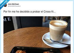 Enlace a Por fin me he decidido a probar el CrossFit: mancuernas de hojaldre y cardio con café, por @JohnMcClanebcn