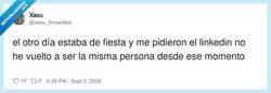 Enlace a LinkedIn me convirtió en un personaje de ficción y ni me enteré, por @xexu_fernandez