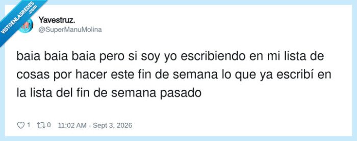 procrastinaci&oacute;n,finde,listatareas,rutina,pereza