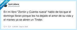Enlace a Mira que escribir un libro entero sobre por qué tu ex no te sigue en Instagram es nivel de poeta maldito, por @SantiLiebanaR