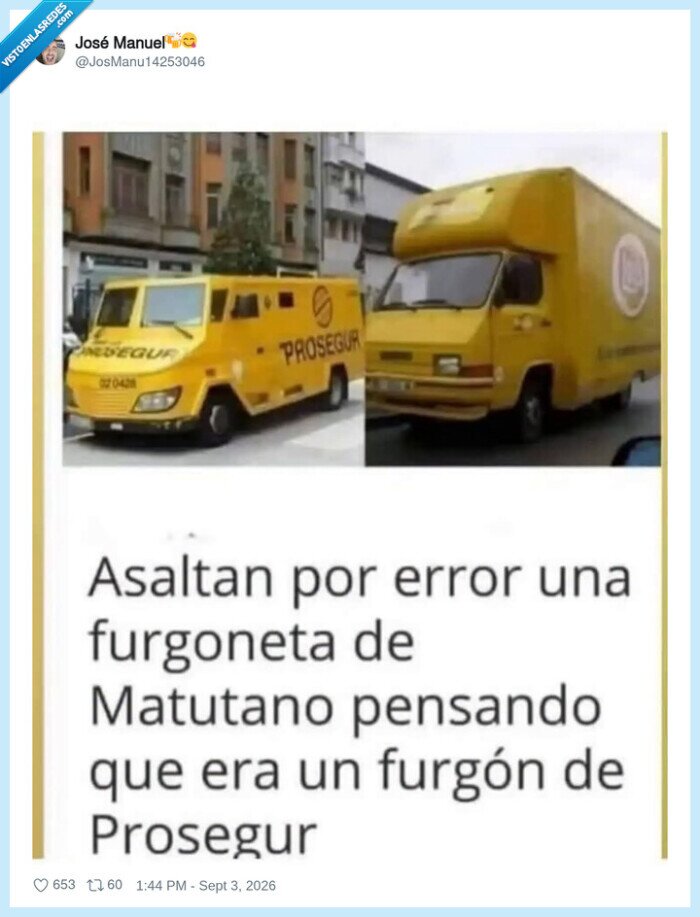 furgoneta,Matutano,Prosegur,error,asalto