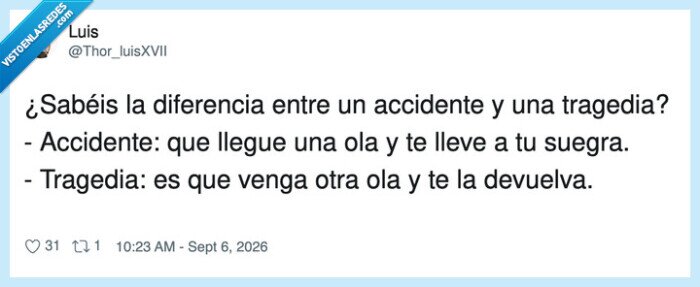 acidente,tragedia,suegra,ola