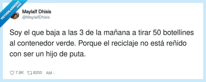reciclaje,botes,3am,hijo,verde