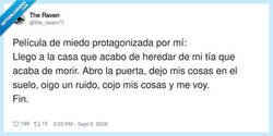 Enlace a Si tengo casa gratis, a mí no me sacan de ahí ni 50 fantasmas, por @the_raven77
