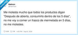 Enlace a Y luego me pregunto por qué tengo mermelada de 2019 en la nevera, por @mat1mon