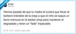Enlace a El degradado más caro de tu vida, pero mira qué fade tiene el crío, por @ErPali_