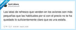 Enlace a Desde que pisas el aeropuerto es estafa tras estafa, por @SantiLiebanaR