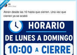 Enlace a Horario: de 10 a que se cansen, por @Oli_Mady