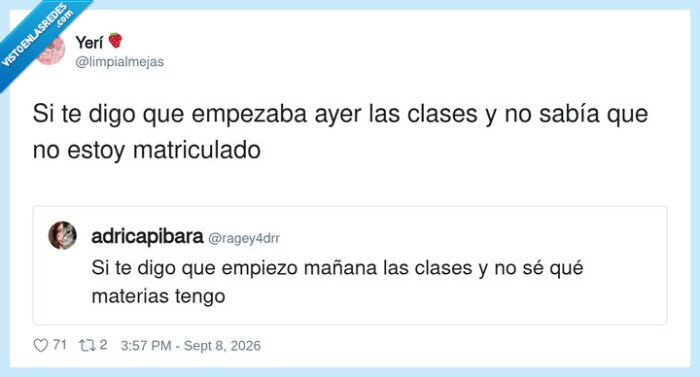 matr&iacute;cula,clases,materias,estudiante,confusi&oacute;n