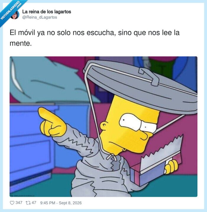 tel&eacute;fono,mental,Bart,Simpsons,tecnolog&iacute;a