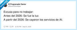 Enlace a Excusas variadas, por @5eniorDeveloper