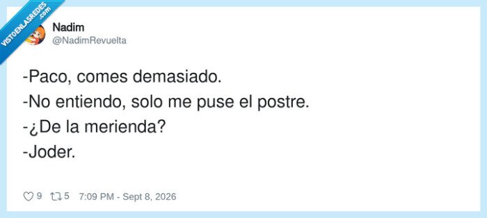 postre,merienda,cena,comida,whatsapp