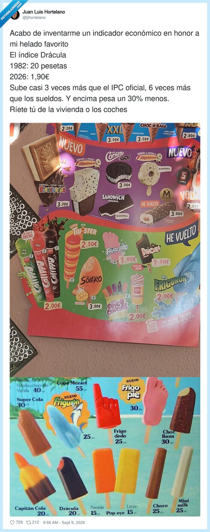 Dr&aacute;cula,helo,precios,econom&iacute;a,19822026