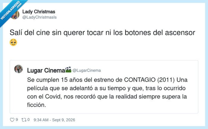 contagio,covid,ascensor,pelicula,realidad
