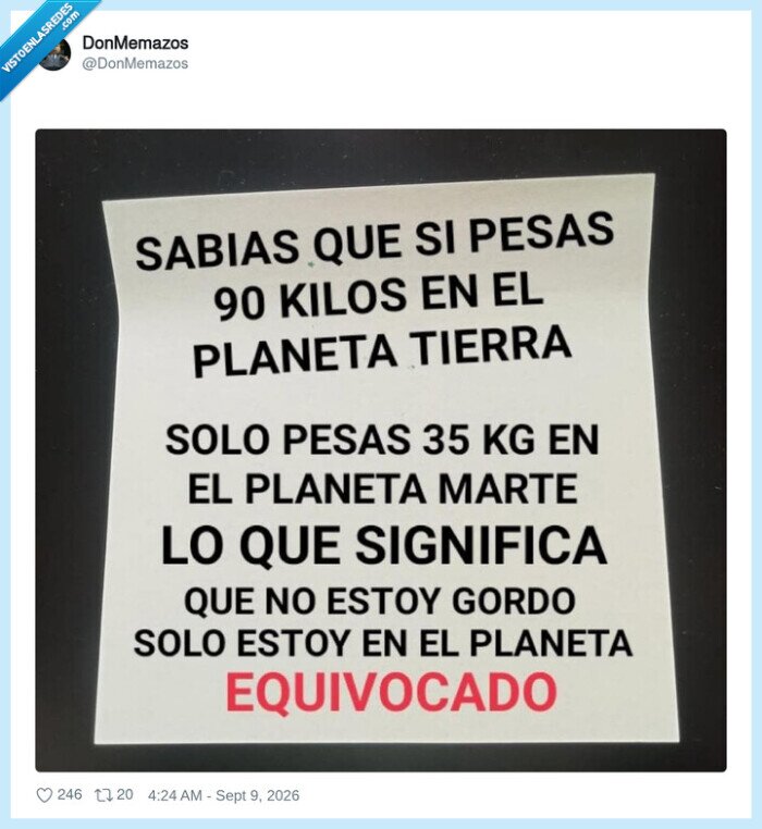 peso,Marte,Tierra,equivocado,c&oacute;mico