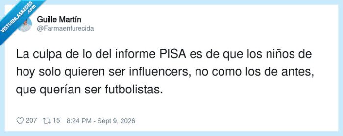 PISA,influencers,futbolistas,ni&ntilde;os,educaci&oacute;n
