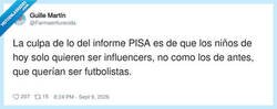 Enlace a Antes los críos querían ser Cristiano y ahora quieren ser Plex, por @Farmaenfurecida