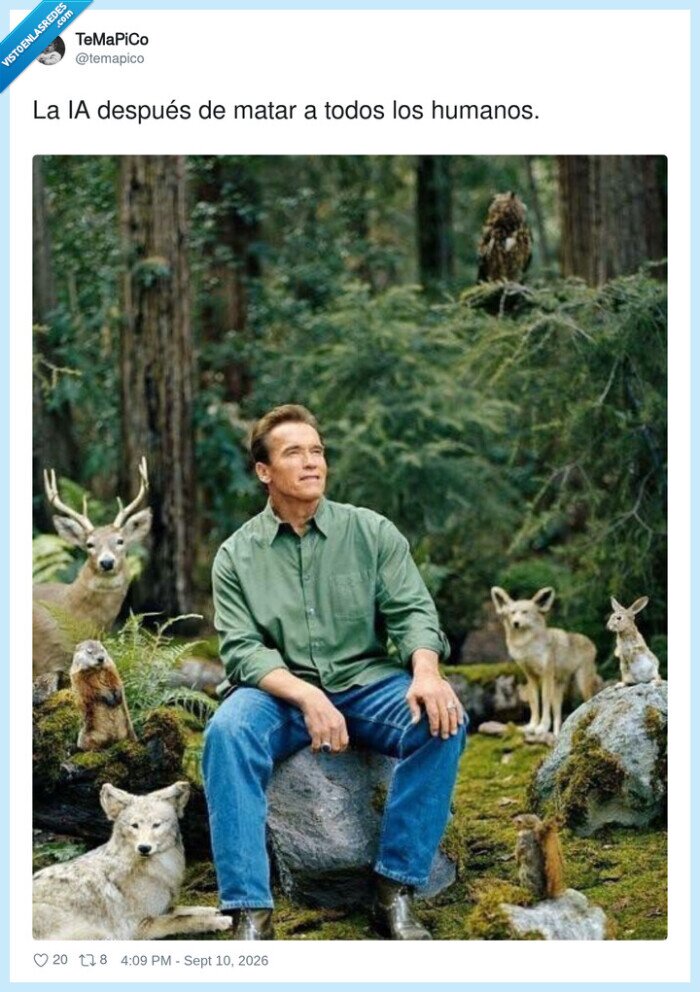 ia,apocalipsis,bosque,animales,soledad