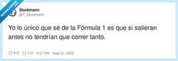 Enlace a Es que si salieran antes, se aburriría hasta el Safety Car, por @T_Stockmann