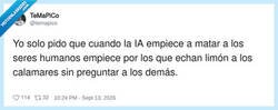 Enlace a Serán los primeros de la fila, por @temapico