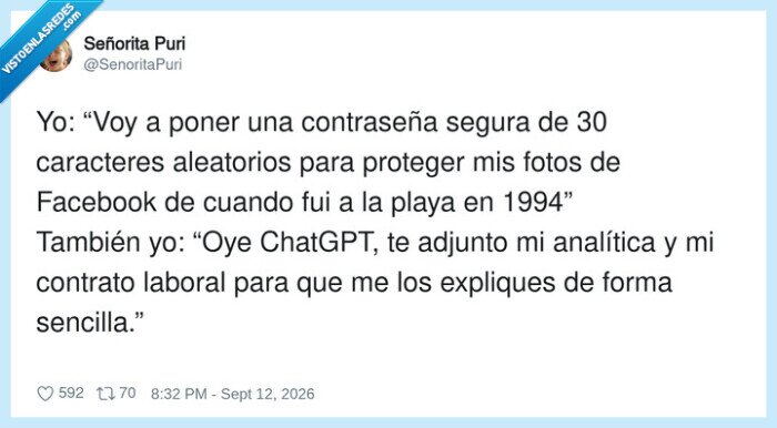 1756580 - Luego me pregunto por qué ChatGPT sabe mi número de la seguridad social