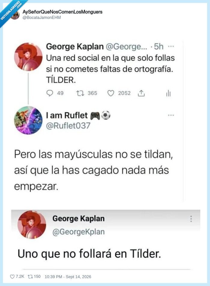 ortograf&iacute;a,tildes,may&uacute;sculas,redesSociales,error