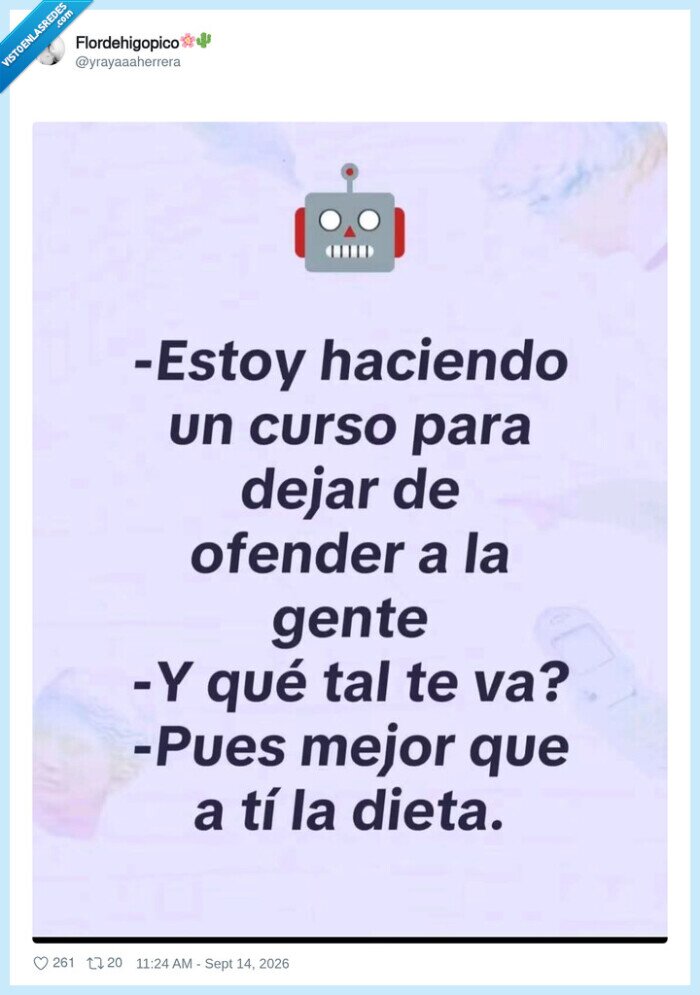 dieta,ofensa,curso,comentario