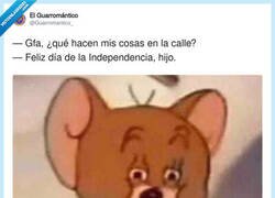Enlace a Abuela, que es Día de la Independencia, no Día de Libertad para hacer botellones en mi barrio, por @Guarromantico_