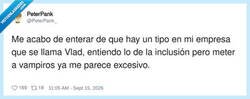 Enlace a Inclusión sí, pero tampoco para que se nos ponga gótica la plantilla, por @PeterPank_
