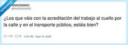 Enlace a Vacilar de que tienes trabajo, cosa que muchos no pueden hacer