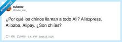 Enlace a Los que empiezan por Ali son familia, como los Pérez españoles, por @nuke_war_