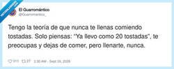 Enlace a La tostada es como la esperanza: siempre te promete más de lo que puede dar, por @Guarromantico_
