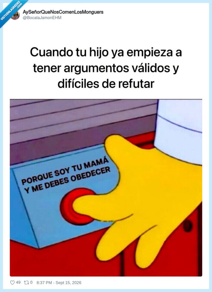 madre,obedecer,argumentos