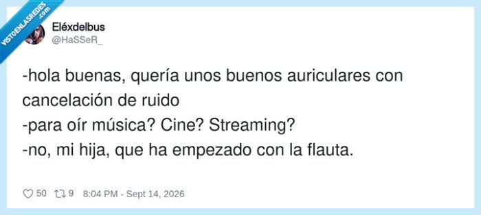 auriculares,cancelacion_ruido,flauta,hija,compra