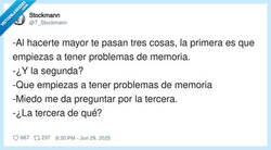 Enlace a El ciclo infinito de olvidar que ya te lo había olvidado, por @T_Stockmann