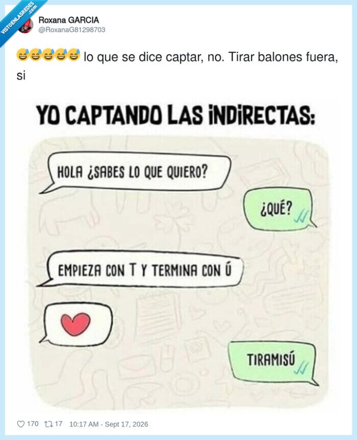 indirectas,tiramis&uacute;,comunicaci&oacute;n,juego,lenguaje