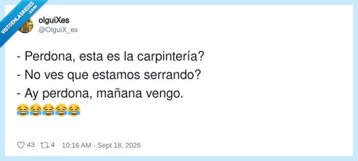 carpinter&iacute;a,serrado,confusi&oacute;n,di&aacute;logo