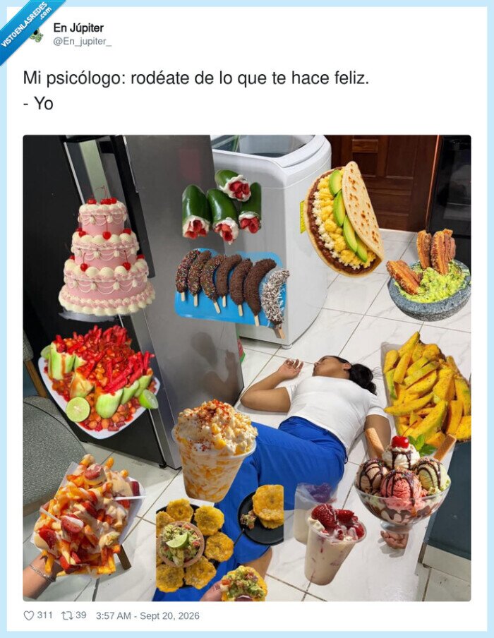 comida,felicidad,piso,psicolog&iacute;a,alimento