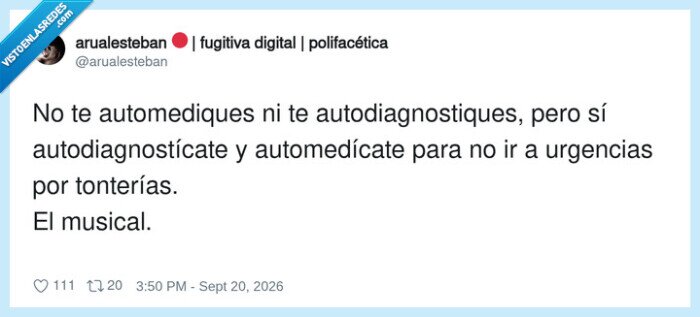 1757802 - La medicina española resumida en un tweet, por @arualesteban
