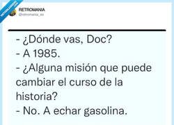 Enlace a Doc solo quería gasolina barata, no salvar la humanidad, por @retromania_es