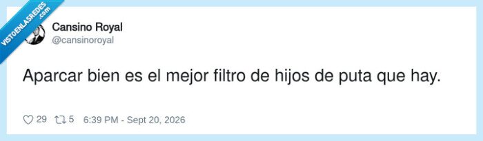 1757823 - Aparcar bien es el test de personalidad que no falla, por @cansinoroyal